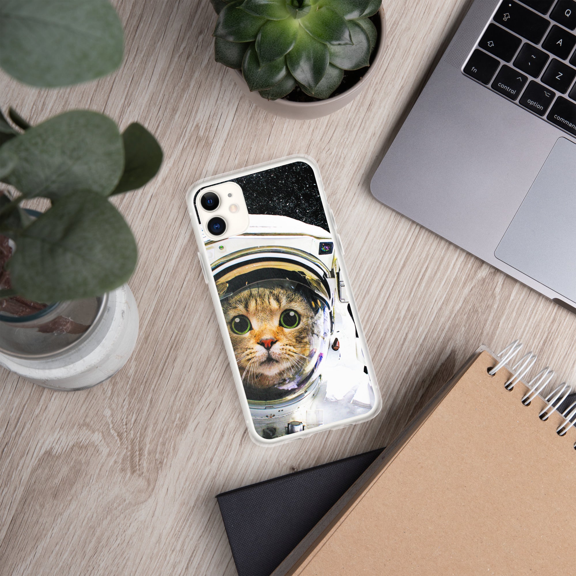 spacecat Clear Case for iPhone®