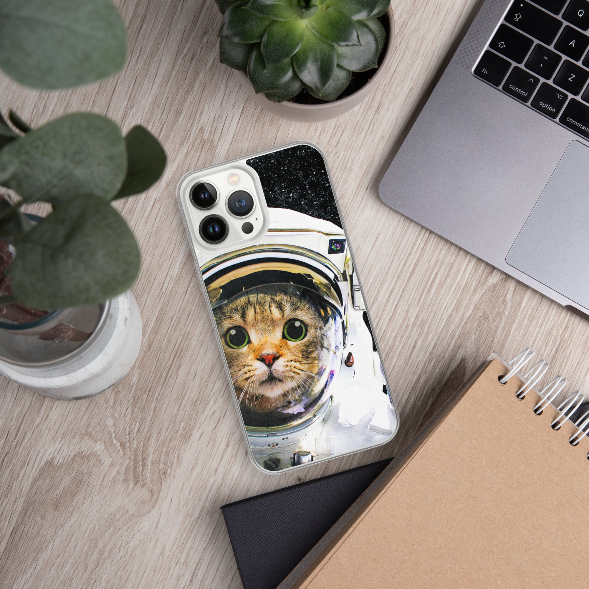 spacecat Clear Case for iPhone®