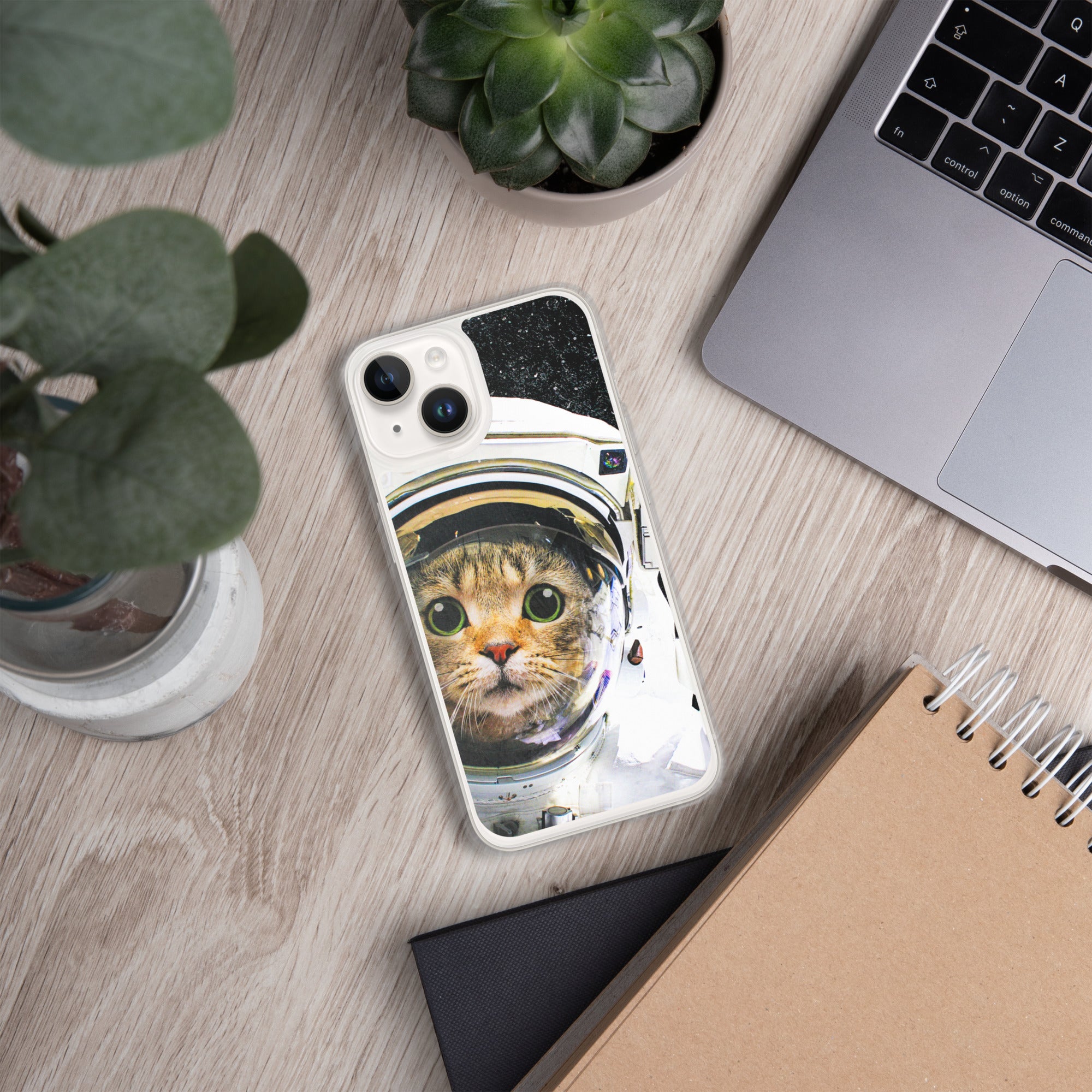 spacecat Clear Case for iPhone®