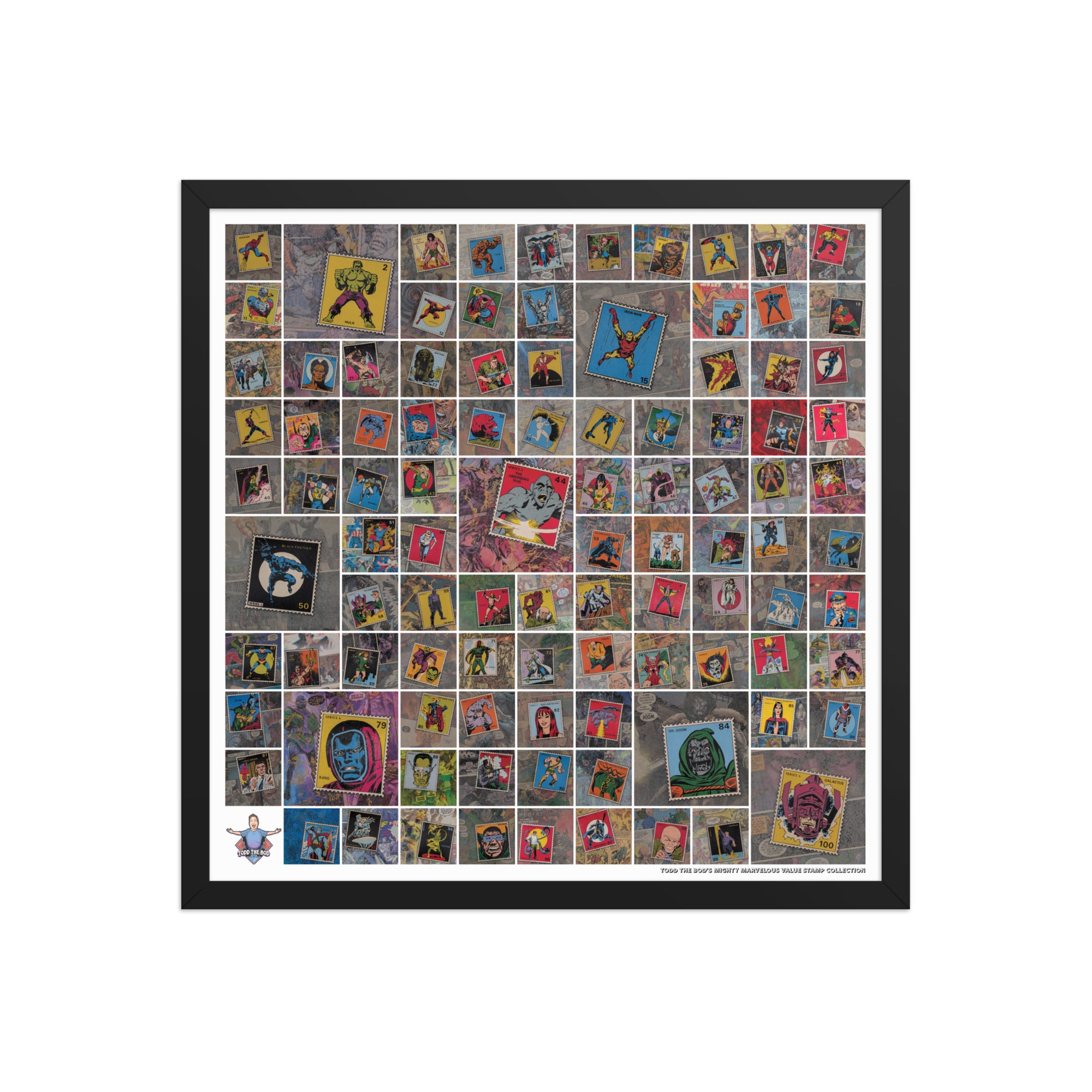 Todd the Bod's Mighty Marvelous Value Stamp Collection