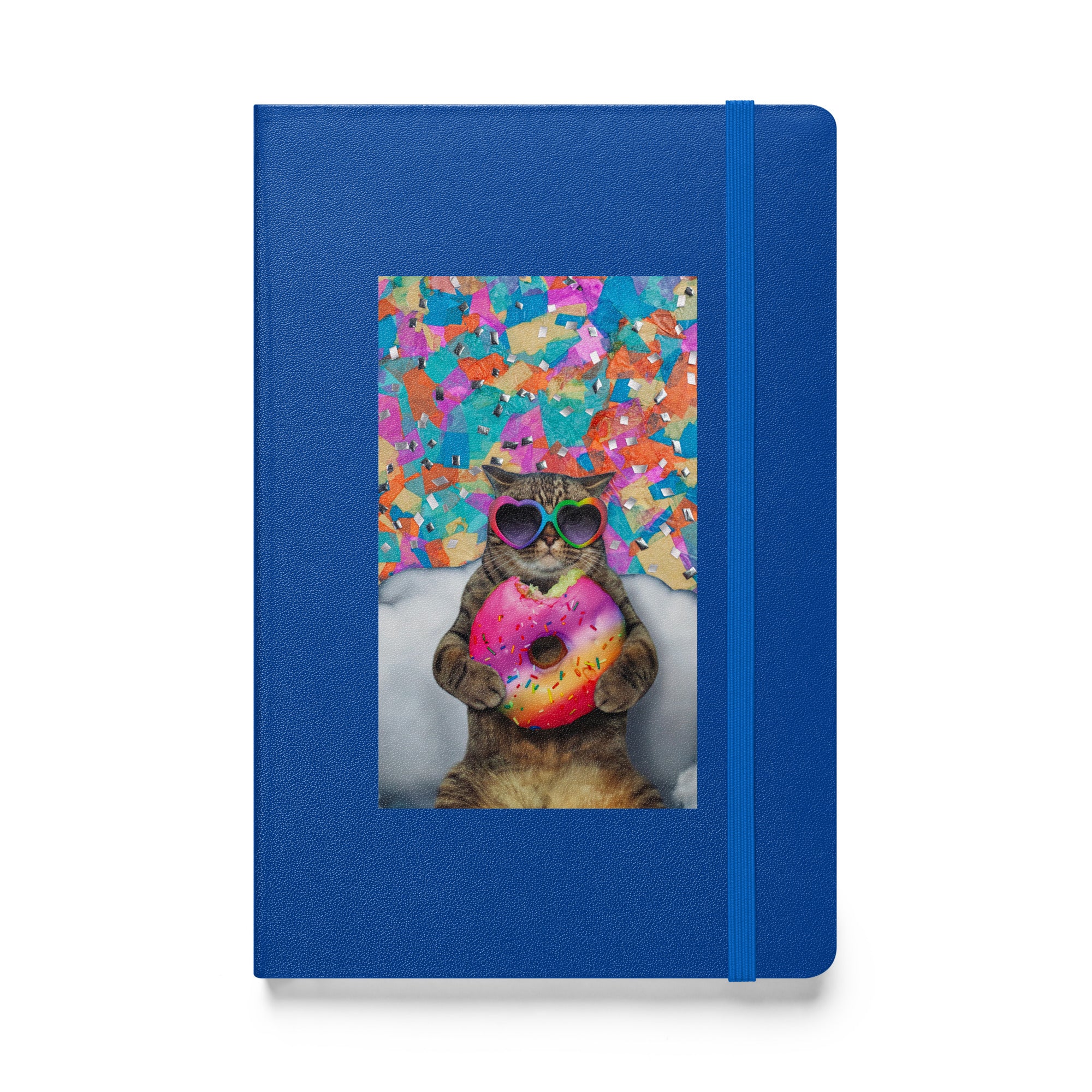 Cupcake Cat Hardcover bound notebook - Lined